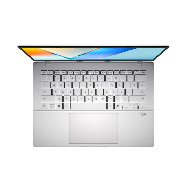 ASUS CONS NB Vivobook S M3407HA-LY014 14,0" WUXGA, Ryzen 7-8845HS, 16GB, 1TB M.2, INT, NOOS, Ezüst (M3407HA-LY014)