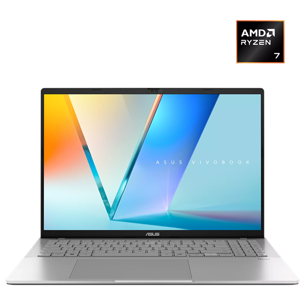 ASUS CONS NB Vivobook S M3607KA-SH031OA 16" WUXGA OLED, Ryzen AI 5 330, 16GB, 512GB M.2, INT, NOOS, NoAdp, Ezüst (M3607KA-SH031OA)
