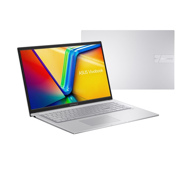 ASUS CONS NB Vivobook X1704VA-AU724 17.3" FHD, i5-1334U, 16GB, 512GB M,2, INT, NOOS, Ezüst (X1704VA-AU724)