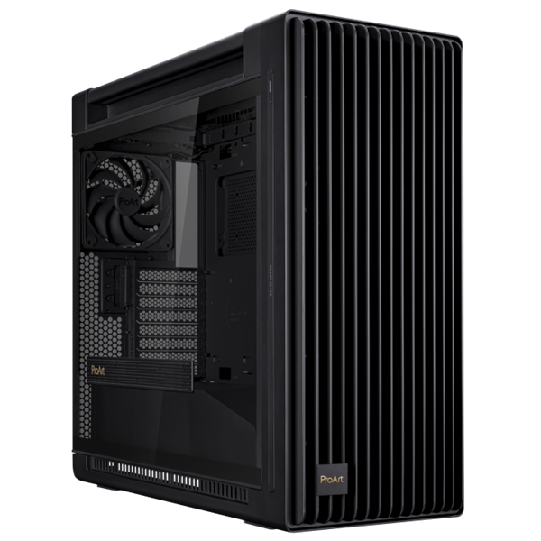 ASUS Ház ProArt PA602, Tápegység nélkül, Fekete, Üvegfalú (PA602/BLK/TG)