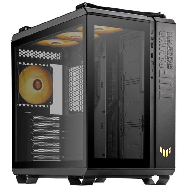 ASUS Ház TUF Gaming GT502 Plus, 650W (PRIME-650B-BLACK), Fekete, Üvegfalú (GT502 PLUS/BLK/TG + PRIME-650B-BLACK)