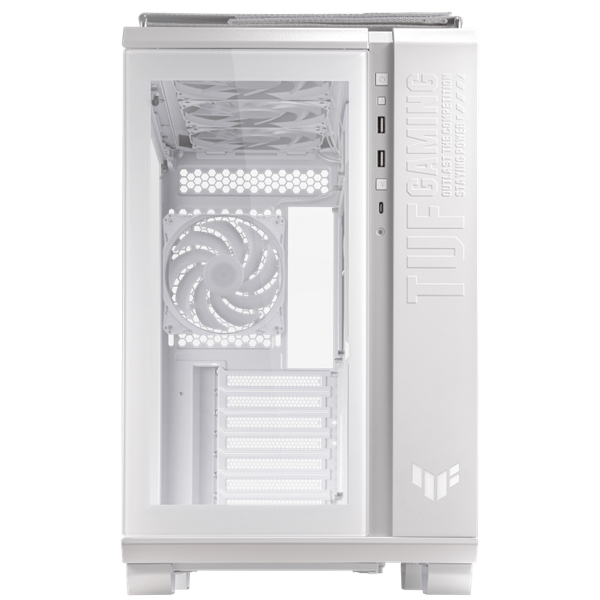 ASUS Ház TUF Gaming GT502 Plus, Tápegység nélkül, Fehér, Üvegfalú (GT502 PLUS/WHT/TG)