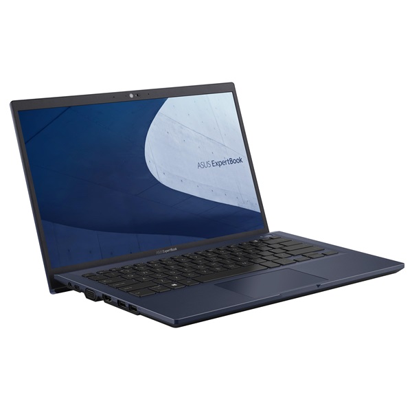 ASUS COM NB ExpertBook B1400CEAE-EB2546 14" FHD, i3-1115G4, 8GB, 256GB M.2, INT, NOOS, Fekete (B1400CEAE-EB2546)