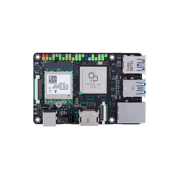 ASUS Tinker Board 2S PC, Arm Cortex A72, 2GB, 16GB eMMC, HDMI, WIFI, USB 3.2/Type-C - Tápegység nélkül (TINKER BOARD 2S/2G/16G)