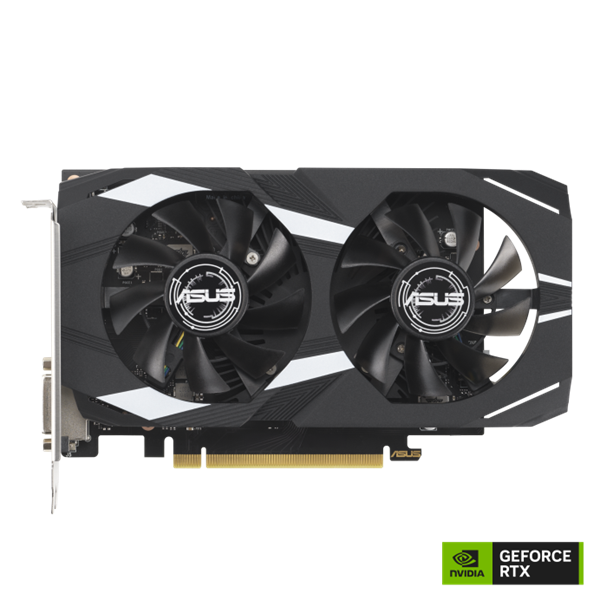 ASUS Videokártya PCI-Ex16x nVIDIA RTX 3050 6GB DDR6 OC (DUAL-RTX3050-O6G)