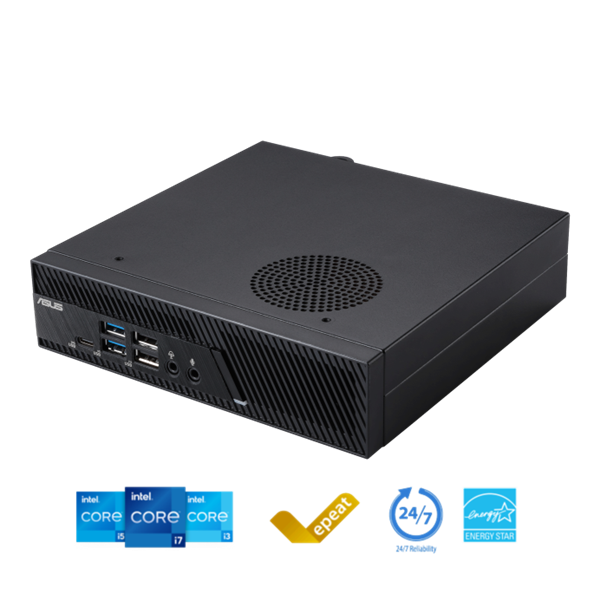 ASUS VivoMini PC PB63, Intel Core i3-13100, 8GB, 256GB SSD, HDMI, DP, WIFI, USB 2.0, USB 3.2, USB Type-C (PB63-B3014MH)