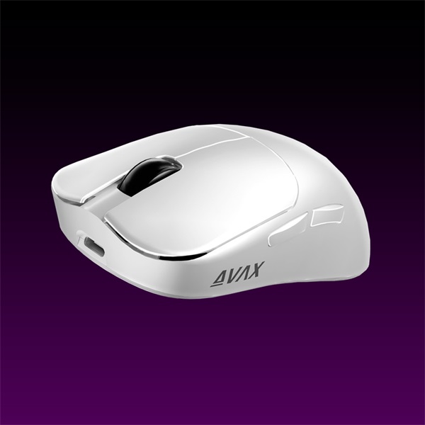 AVAX Vezeték Nélküli Egér - LW02 PRO tri-mode 1k lightweight, Gamer, fehér (AVAX_LW02W_PRO)