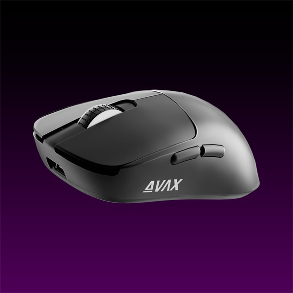 AVAX Vezeték Nélküli Egér - LW02 PRO tri-mode 1k lightweight, Gamer, fekete (AVAX_LW02B_PRO)
