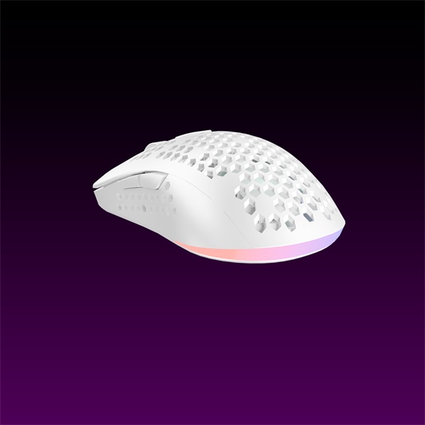 AVAX Vezetékes Egér - LW01 PAW3327 RGB Gamer, fehér (AVAX_LW01W)