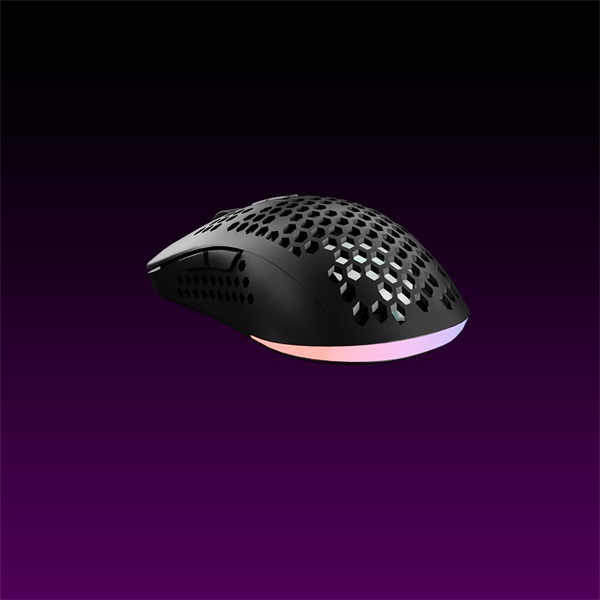 AVAX Vezetékes Egér - LW01 PAW3327 RGB Gamer, fekete (AVAX_LW01B)