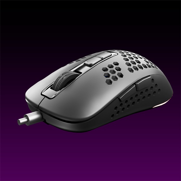 AVAX Vezetékes Egér - LW01 PAW3327 RGB Gamer, fekete (AVAX_LW01B)