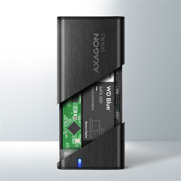 AXAGON EEM2-SBC SuperSpeed+ USB-C - M. 2 SATA SSD külső ház (EEM2-SBC)