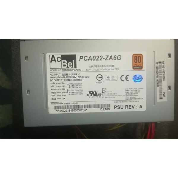 AcBel PCA022 300W 24-Pin 80+ 300W Bronze ATX PSU PCA022-ZA6G (PCA022-ZA6G)
