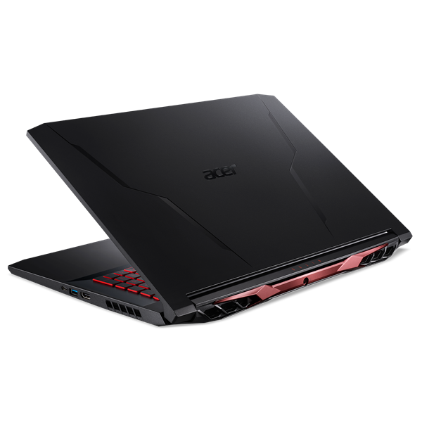 Acer Aspire Nitro AN517-54-753E,17.3" QHD IPS,165Hz, Intel Core i7-11800H , 16GB, 1TB SSD, GeForce RTX 3070, DOS, fekete (NH.QFCEU.003)