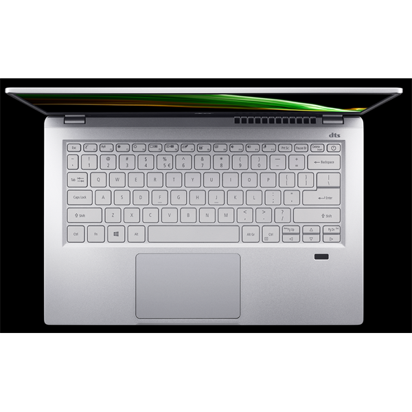 Acer Swift 3 SF314-43-R00A 14.0" IPS FHD, AMD Ryzen 3 5300U, 8GB, 256GB SSD, No ODD, Dos, Backlit, ezüst (NX.AB1EU.001)
