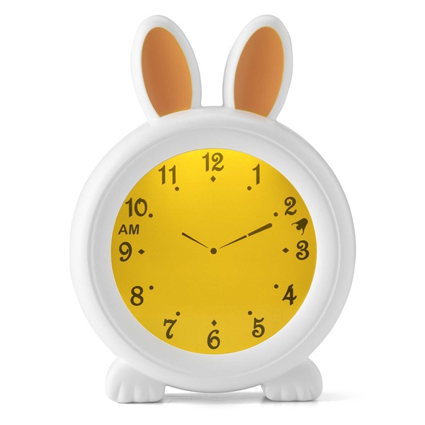 Alecto BC100BUNNY Alvástréner éjszakai fény és ébresztőóra nyúl (BC100BUNNY)