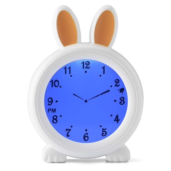 Alecto BC100BUNNY Alvástréner éjszakai fény és ébresztőóra nyúl (BC100BUNNY)