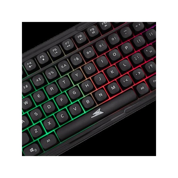 BARACUDA BGC-011B ORCA-B gamer combo fekete billentyűzet (memb. ang.) + egér (BC BGC-011B)