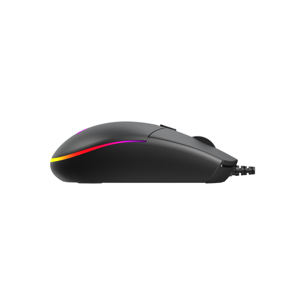 BARACUDA BGM-111B CRAB-B vezetékes gamer egér, 3600dpi, fekete (BC BGM-111B)