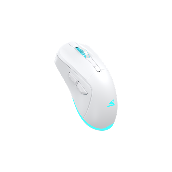 BARACUDA BGM-122W TURTLE-W vezetékes gamer egér, 3200dpi 6D, fehér (BC BGM-122W)