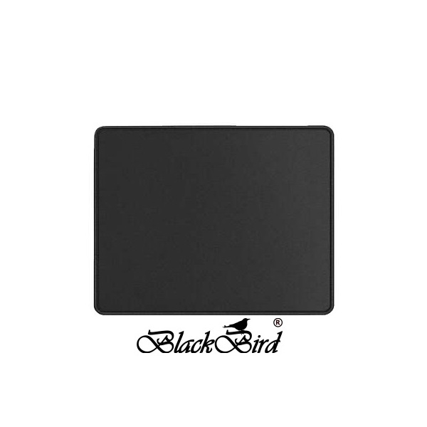 BLACKBIRD Egérpad Gamer NanoGlide  21x25cm 3mm vastag fekete varrott szegély (BH1834)
