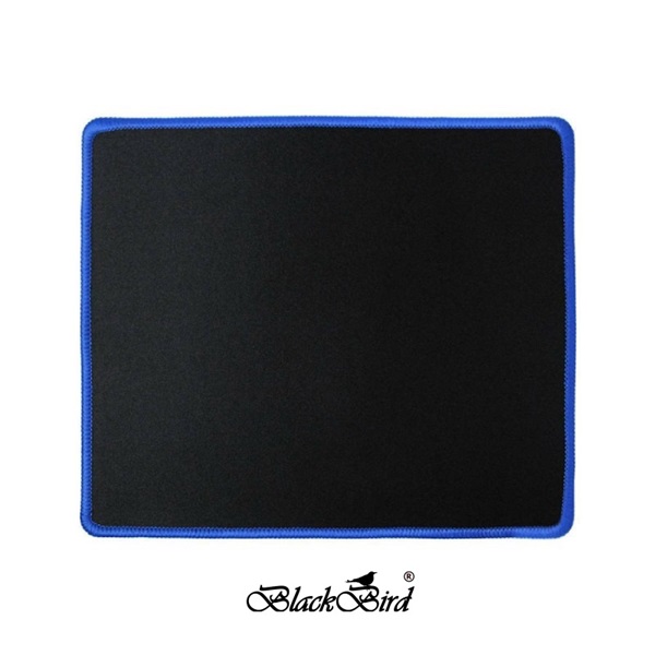 BLACKBIRD Egérpad Gamer NanoGlide  21x25cm 3mm vastag kék varrott szegély (BH1832)