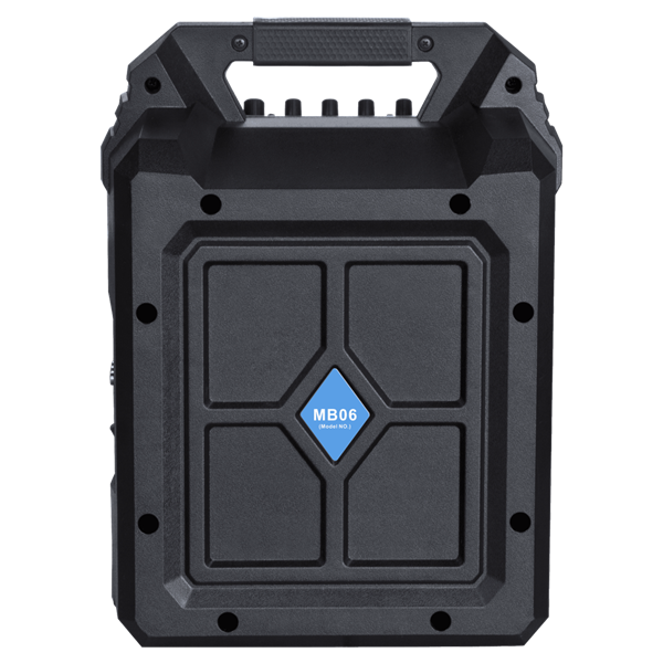 BLAUPUNKT MB06 Bluetooth Party karaoke hangszóró, 1 db mikrofon, 500W, Fekete (RTVBLAS002) (MB06)
