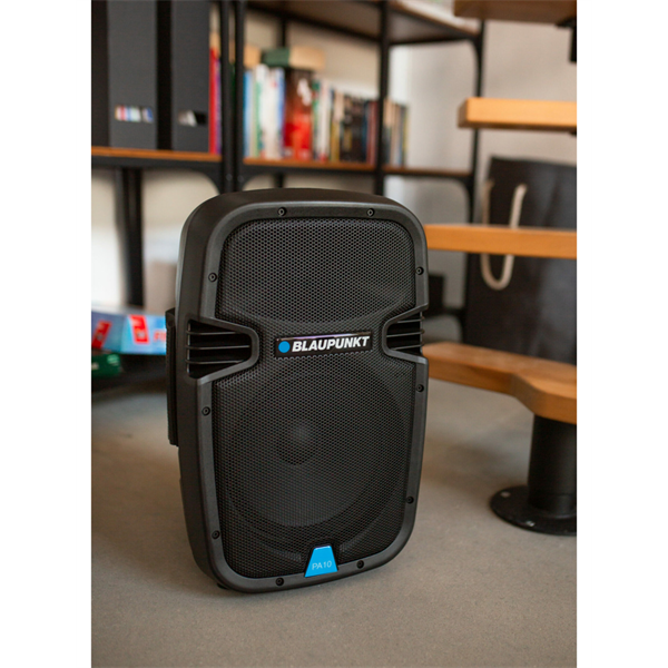 BLAUPUNKT PA12 Bluetooth hangszóró, karaoke funkció,  1 mikrofon, USB, 650W, Fekete (RTVBLAS004) (PA12)