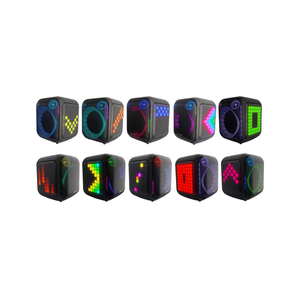 BLAUPUNKT PB6LED Hordozható Bluetooth hangszóró, LED, Karaoke, Fekete (RTVBLAS033) (PB6LED)