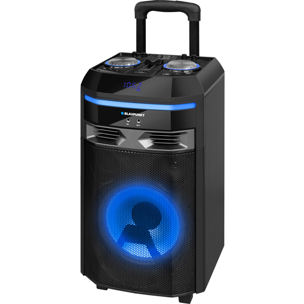 BLAUPUNKT PS6 Bluetooth hangszóró karaoke funkcióval, TWS, FM, AUX, 1 mikrofon, 600W, Fekete (RTVBLAS011) (PS6)
