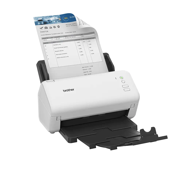 BROTHER Asztali dokuszkenner ADS4100, A4, 35 oldal/perc, USB 3.0, ADF, duplex, 1200x1200dpi, 256MB (ADS4100TF1)