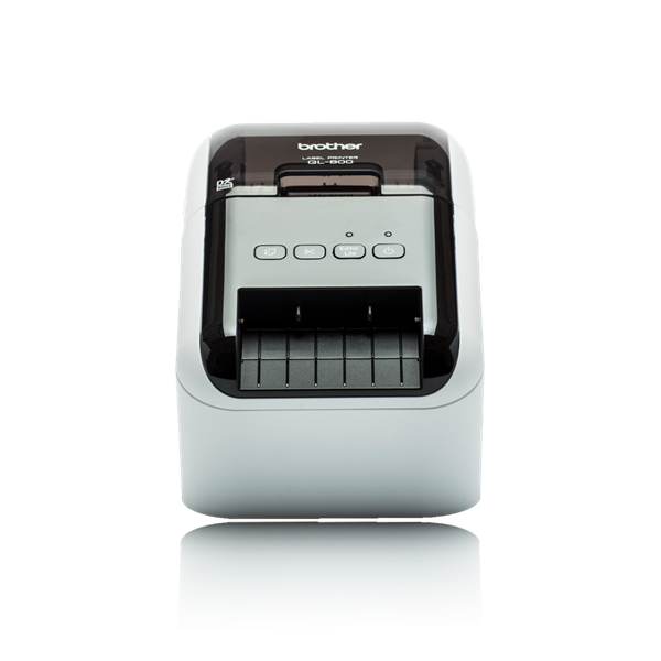 BROTHER Címkenyomtató QL-800, asztali, thermál, Fekete/Piros nyomtatás, 148 mm/mp, USB, 300dpi, PT Editor Lite, DK címke (QL800YJ1)