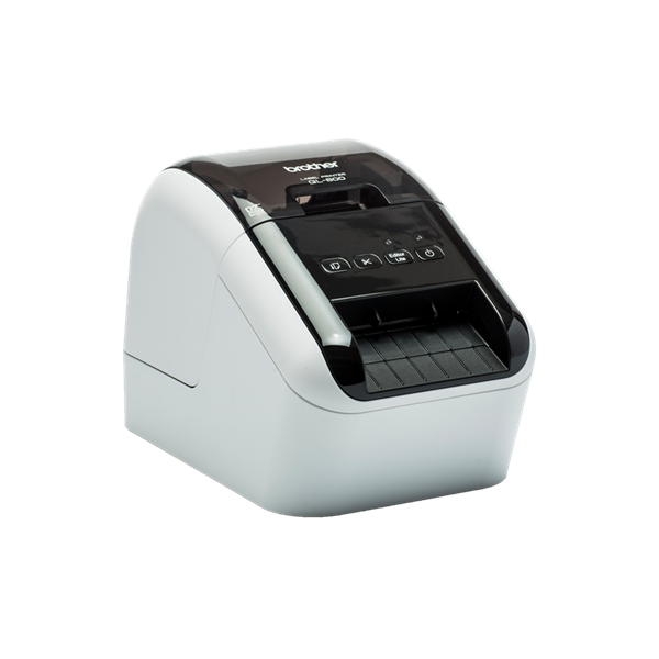 BROTHER Címkenyomtató QL-800, asztali, thermál, Fekete/Piros nyomtatás, 148 mm/mp, USB, 300dpi, PT Editor Lite, DK címke (QL800YJ1)