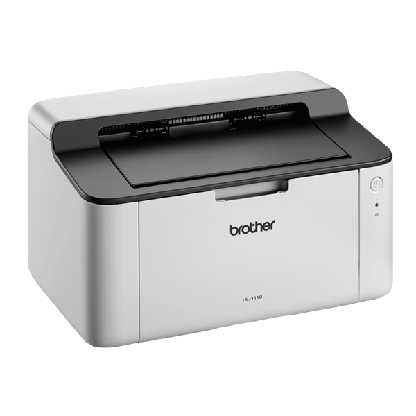 BROTHER Lézernyomtató HL-1110E, A4, mono, 20 lap/perc, USB, manuál duplex, 2400x600dpi, 1MB, szürke (HL1110EYJ1)