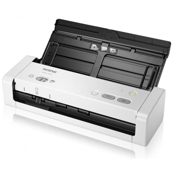 BROTHER Mobile szkenner ADS1200TC1, Dual CIS, duplex, USB 3.0, TypeB USB/microUSB 2.0, ADF, A4, 25lap/perc, 600dpi (ADS1200TC1)