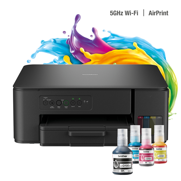 BROTHER Tintasugaras MFP NY/M/S DCP-T430W, A4, színes, 16 lap/perc, WiFi/USB, 6000x1200dpi, manuál duplex, 128MB (DCPT430WYJ1)