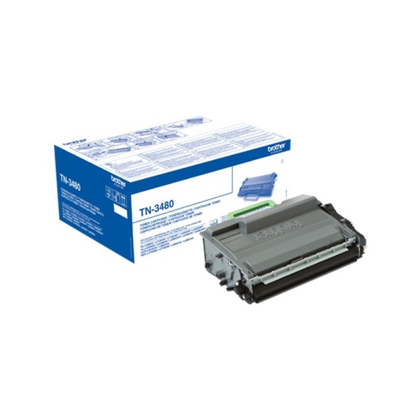 BROTHER Toner TN-3480, Nagy töltetű - 8000 oldal, Fekete (TN3480)
