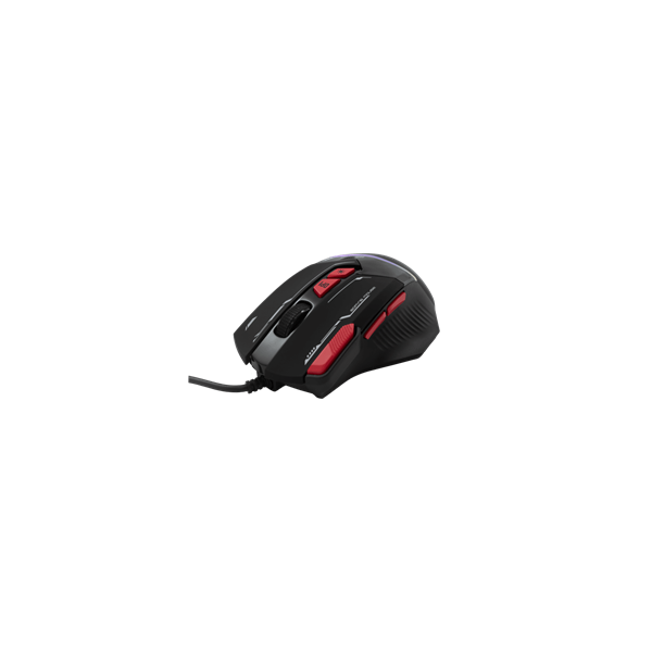 BARACUDA W029907 MANTA-B, BGM-041B gamer egér,8D, fekete, 12800 dpi (BGM-041B)