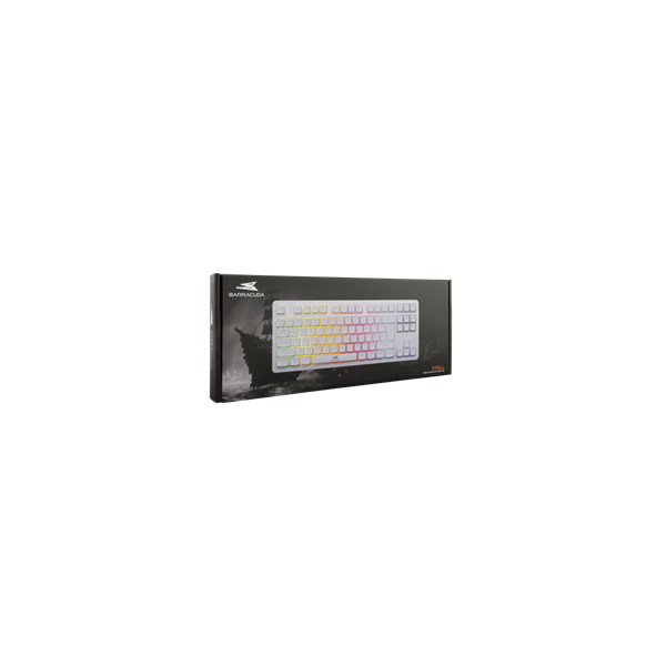 BARACUDA BGK-001114W fehér gamer billentyűzet, angol (BGK-001114W)