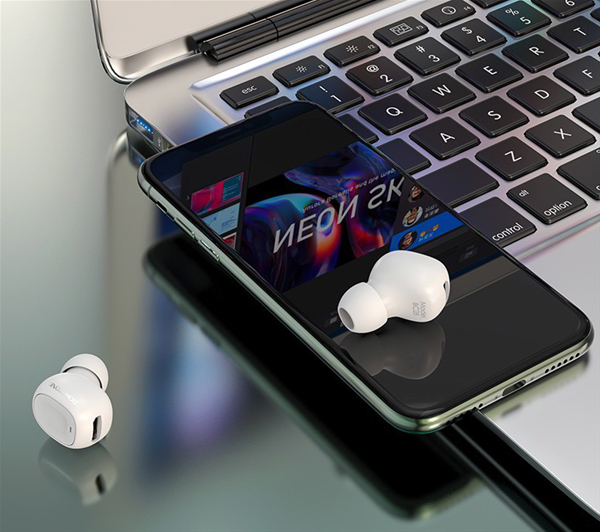 Borofone Shiny bluetooth wireless headset white BC28