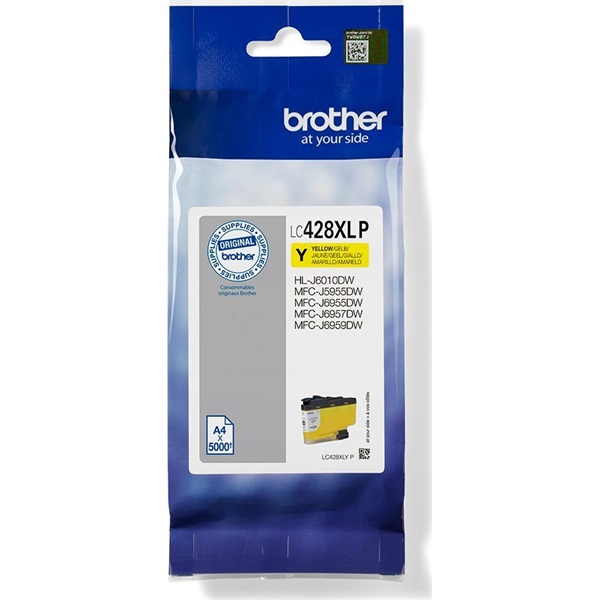 Brother patron LC428XLYP, Yellow, MFCJ5955/6955/6957 (LC428XLYP)