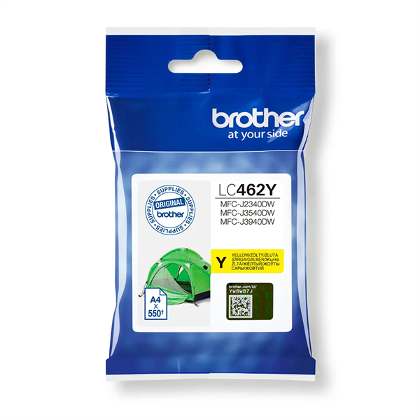Brother patron LC462Y yellow, 550 oldal, MFJC2340/3940/3540 (LC462Y)