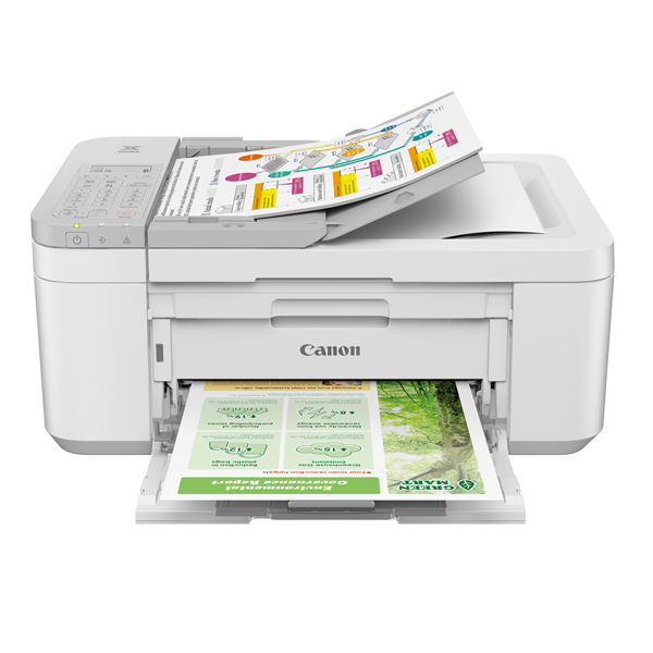 CANON Tintasugaras MFP 4in1 PIXMA TR4756i, A4, FF 8,8 k/p, SZ 4,4 k/p, 4800x1200dpi, duplex, USB/WiFi, ADF, White (5074C046)