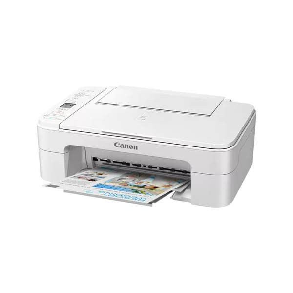 CANON Tintasugaras MFP 3in1 PIXMA TS3351 (WHITE), A4, FF 7,7 k/p, SZ 4 k/p, 4800x1200dpi, USB/WiFi (3771C026)