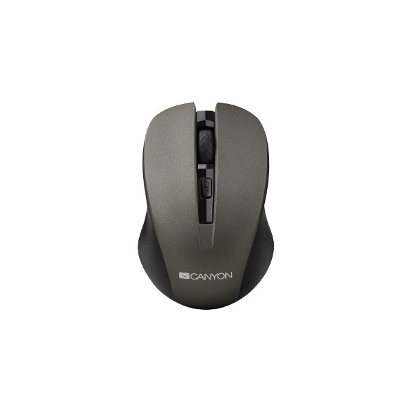 CANYON Vezeték Nélküli Egér, Optikai 3 gombos, 1200dpi, 2db elemmel, zöld - CNE-CMSW1G (CNE-CMSW1G)