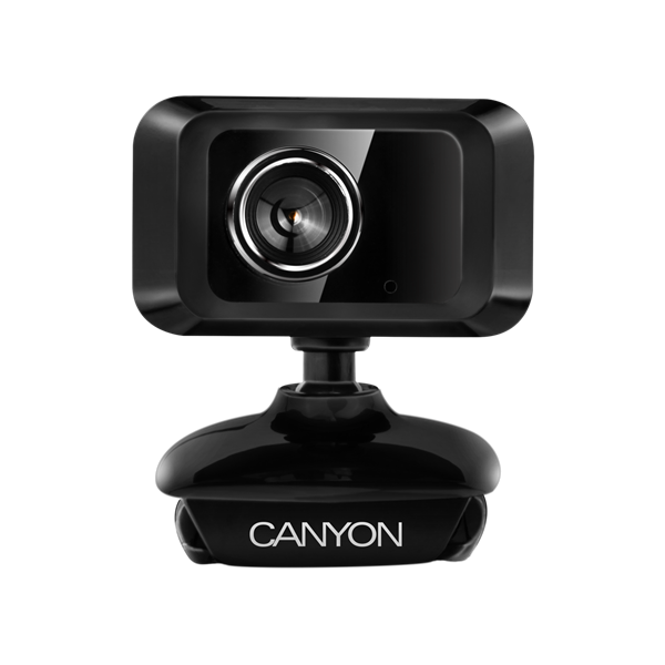 CANYON Webkamera, 0,3MP, USB2.0, Forgatható, fekete - CNE-CWC1 (CNE-CWC1)