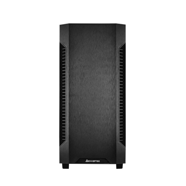 CHIEFTEC Ház Elox, ATX, 1x120mm ventilátor, Tápegység nélkül, Fekete (AS-01B-OP)