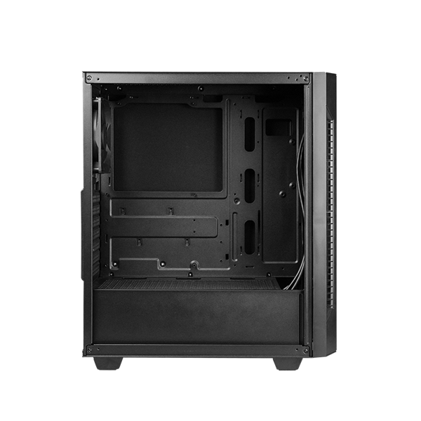 CHIEFTEC Ház Elox, ATX, 1x120mm ventilátor, Tápegység nélkül, Fekete (AS-01B-OP)