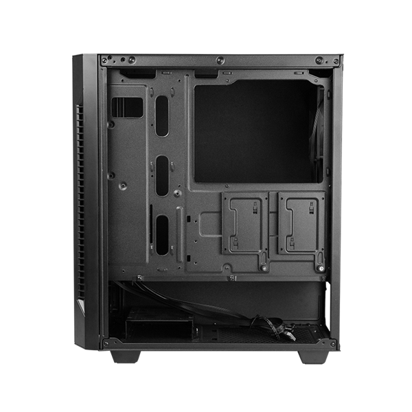 CHIEFTEC Ház Elox, ATX, 1x120mm ventilátor, Tápegység nélkül, Fekete (AS-01B-OP)