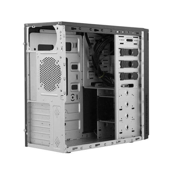 CHIEFTEC Ház ELOX HC-10B-OP ATX, Tápegység nélkül, fekete (HC-10B-OP)